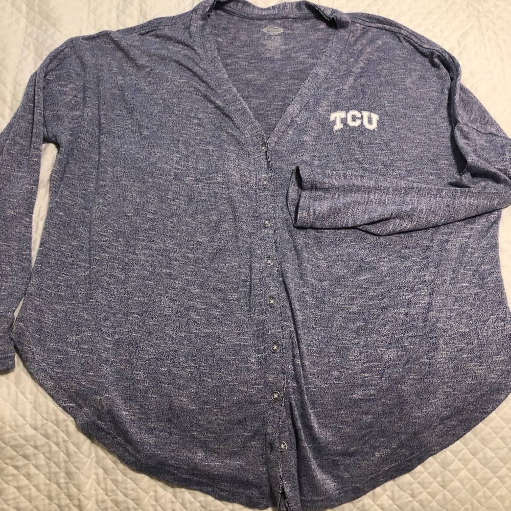 TCU cozy over sized cardigan
